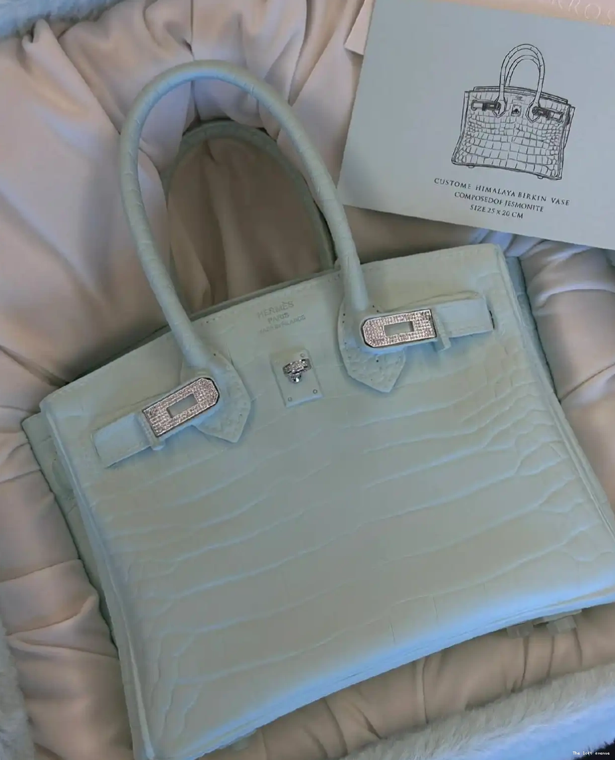 BIRKIN CUSTOM FLOWER BAG VASE 0616